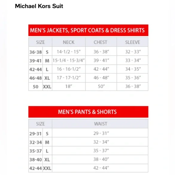 Michael Kors Men's Classic-Fit 100% Wool-Blend Stretch Solid Suit Jacket Sz.44R - Picture 16 of 16